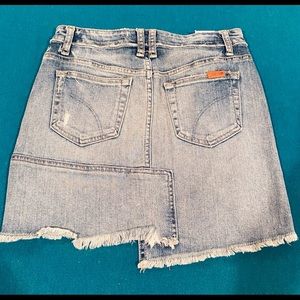 Joe’s denim mini skirt